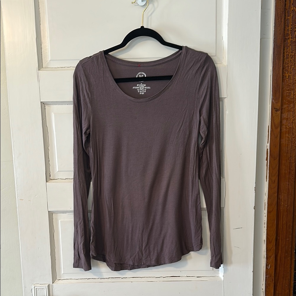 Women's Purple Long Sleeve Top